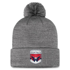 Washington Capitals Fanatics Authentic Pro Home Ice Cuffed Knit Hat with Pom -  NHL Hats