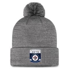 Winnipeg Jets Fanatics Authentic Pro Home Ice Cuffed Knit Hat with Pom -  NHL Hats