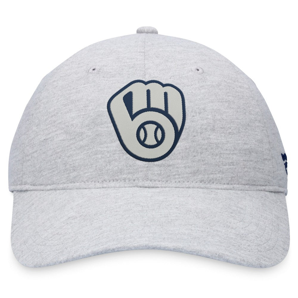 Milwaukee Brewers Fanatics Logo Adjustable Hat - MLB Hats