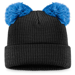 Miami Marlins Fanatics Women's Double Pom Cuffed Knit Hat - MLB Hats