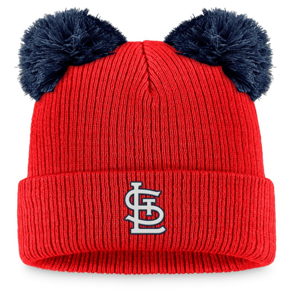 St. Louis Cardinals Fanatics Women's Double Pom Cuffed Knit Hat - MLB Hats