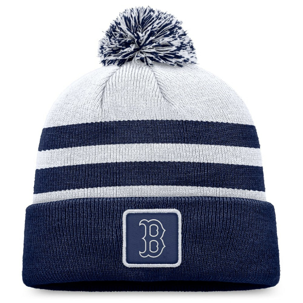 Boston Red Sox Fanatics Cuffed Knit Hat with Pom - MLB Hats