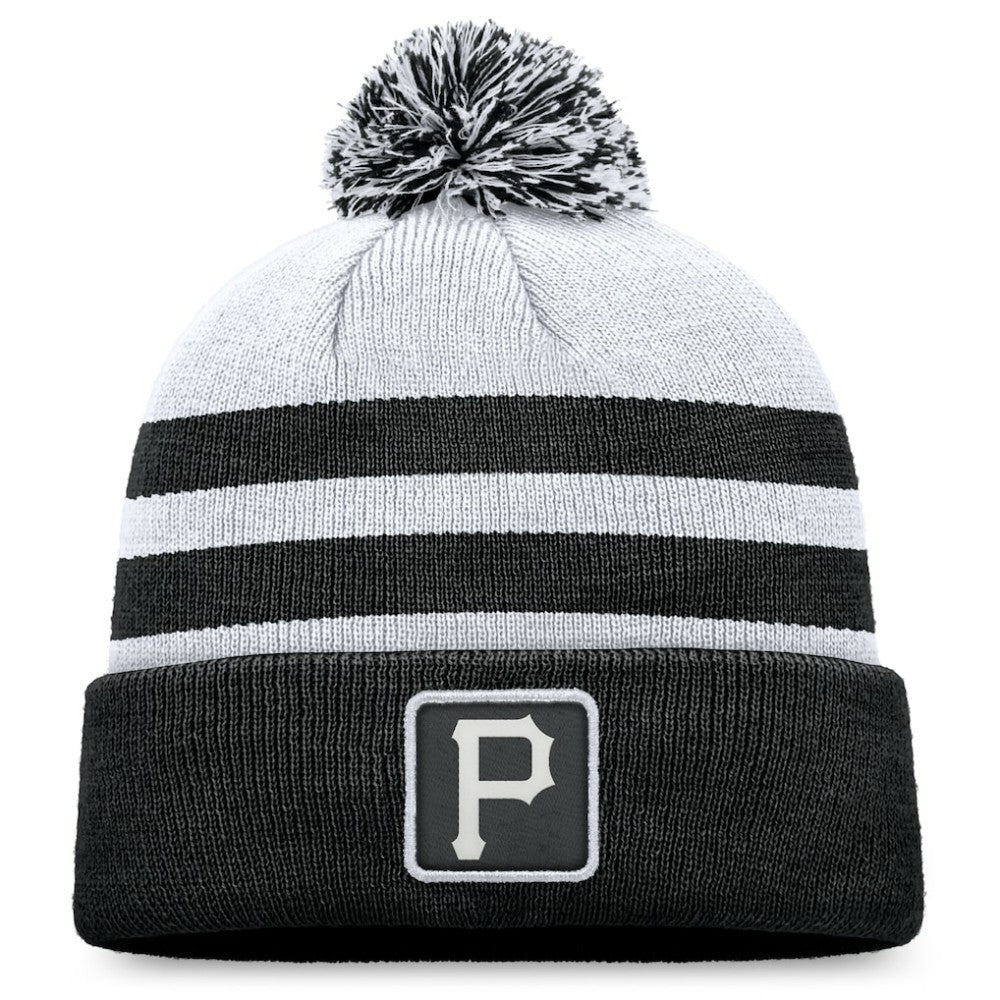 Pittsburgh Pirates Fanatics Cuffed Knit Hat with Pom - MLB Hats