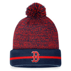 Boston Red Sox Fanatics Space-Dye Cuffed Knit Hat with Pom - MLB Hats