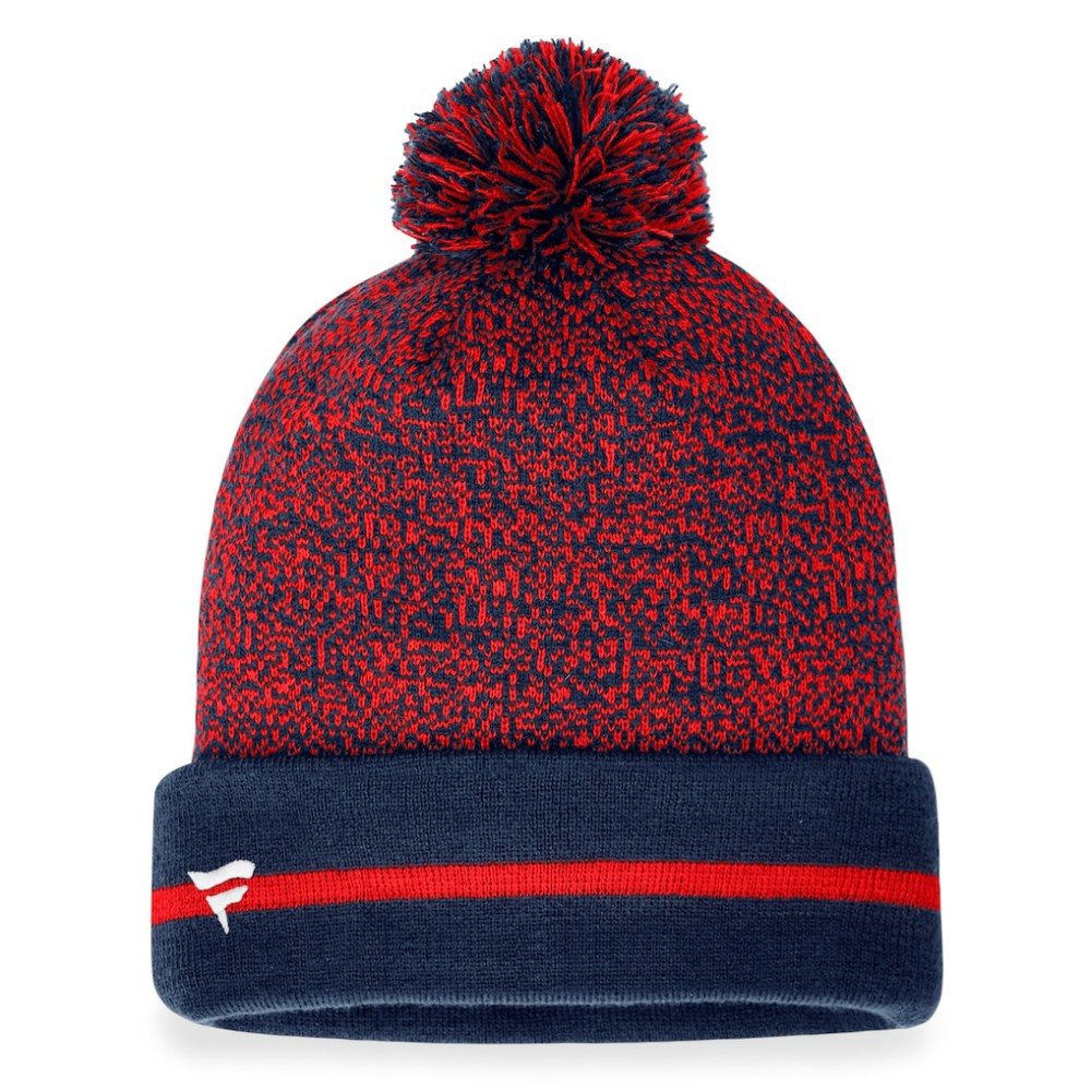 Boston Red Sox Fanatics Space-Dye Cuffed Knit Hat with Pom - MLB Hats