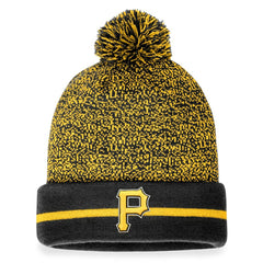 Pittsburgh Pirates Fanatics Space-Dye Cuffed Knit Hat with Pom - MLB Hats