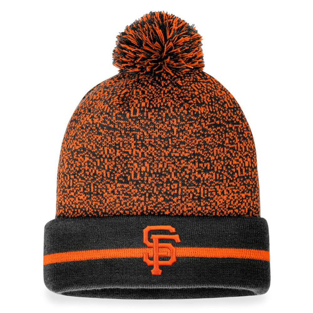 San Francisco Giants Fanatics Space-Dye Cuffed Knit Hat with Pom - MLB Hats