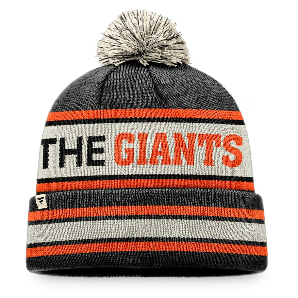 San Francisco Giants Fanatics Hometown Slogan Cuffed Knit Hat with Pom - MLB Hats