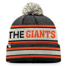 San Francisco Giants Fanatics Hometown Slogan Cuffed Knit Hat with Pom - MLB Hats