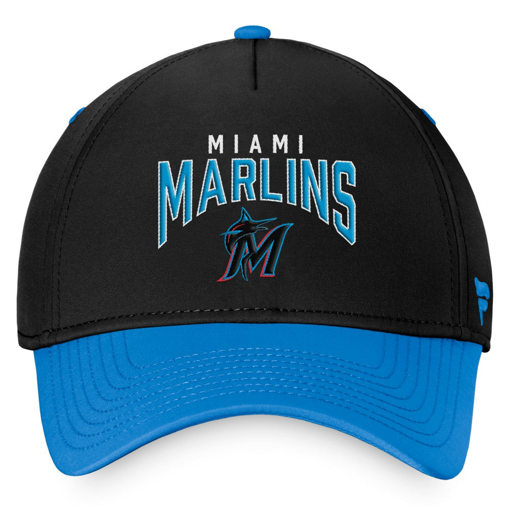 Miami Marlins Fanatics Stacked Logo Flex Hat - MLB Hats