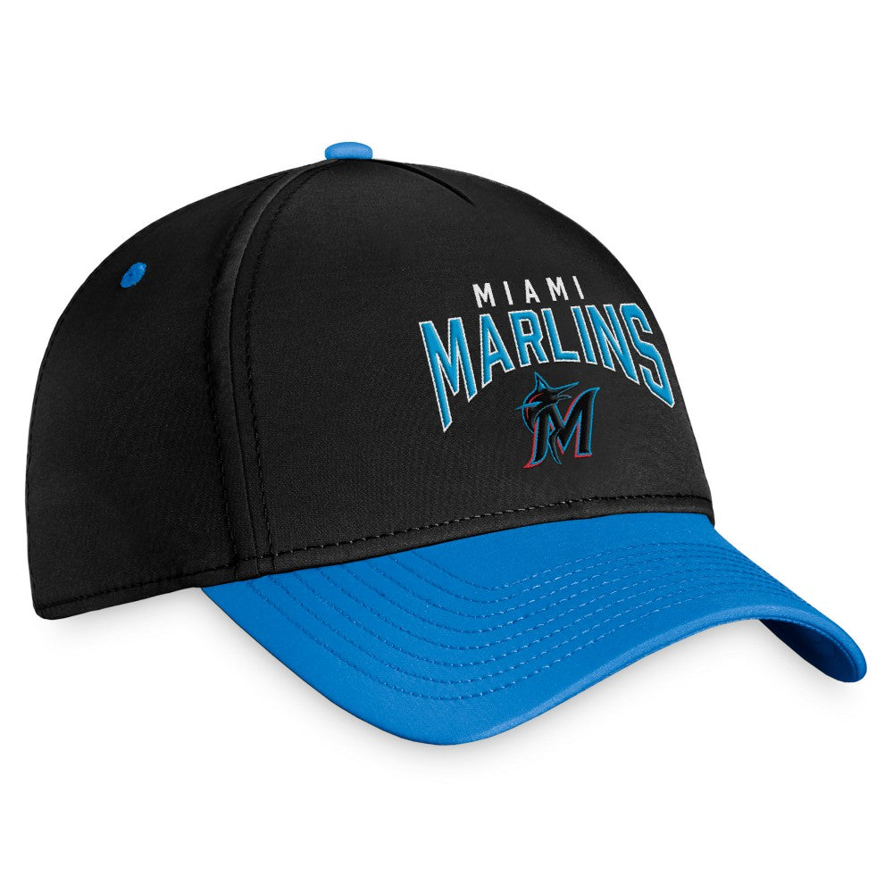 Miami Marlins Fanatics Stacked Logo Flex Hat - MLB Hats