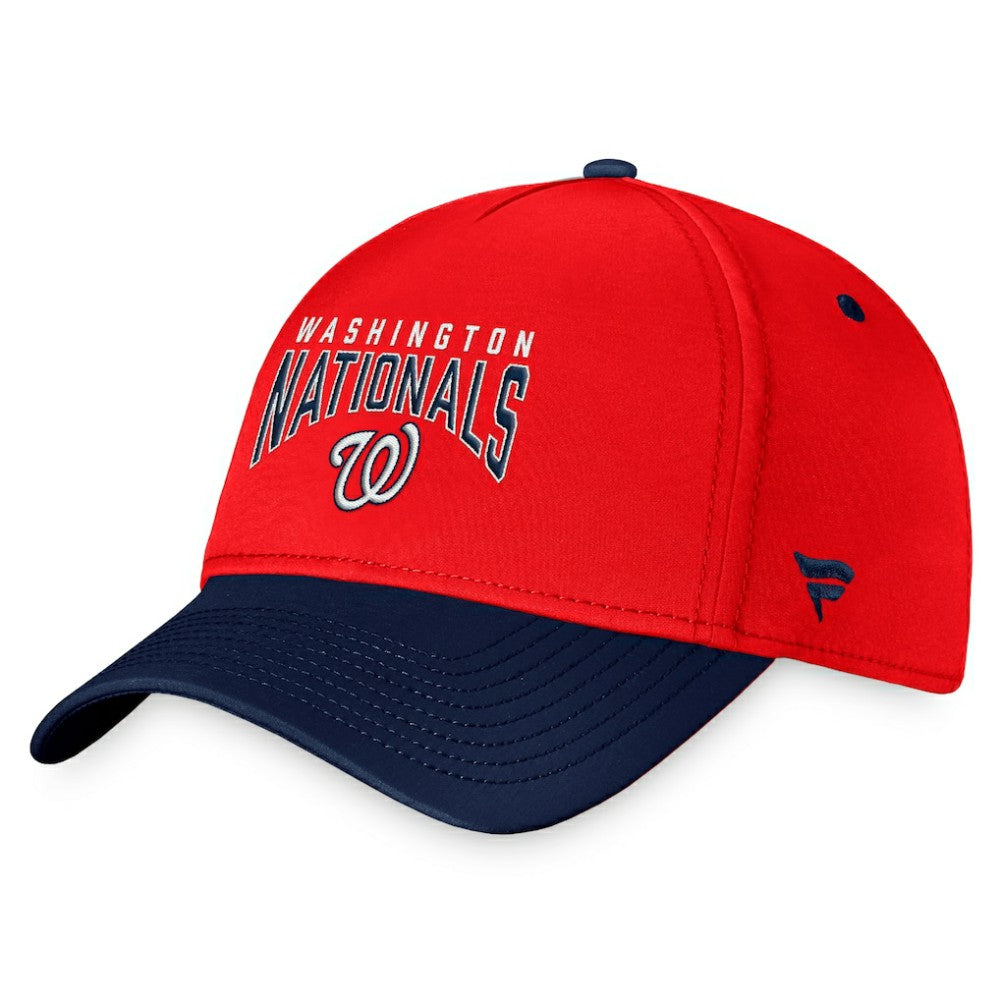 Washington Nationals Fanatics Stacked Logo Flex Hat - MLB Hats