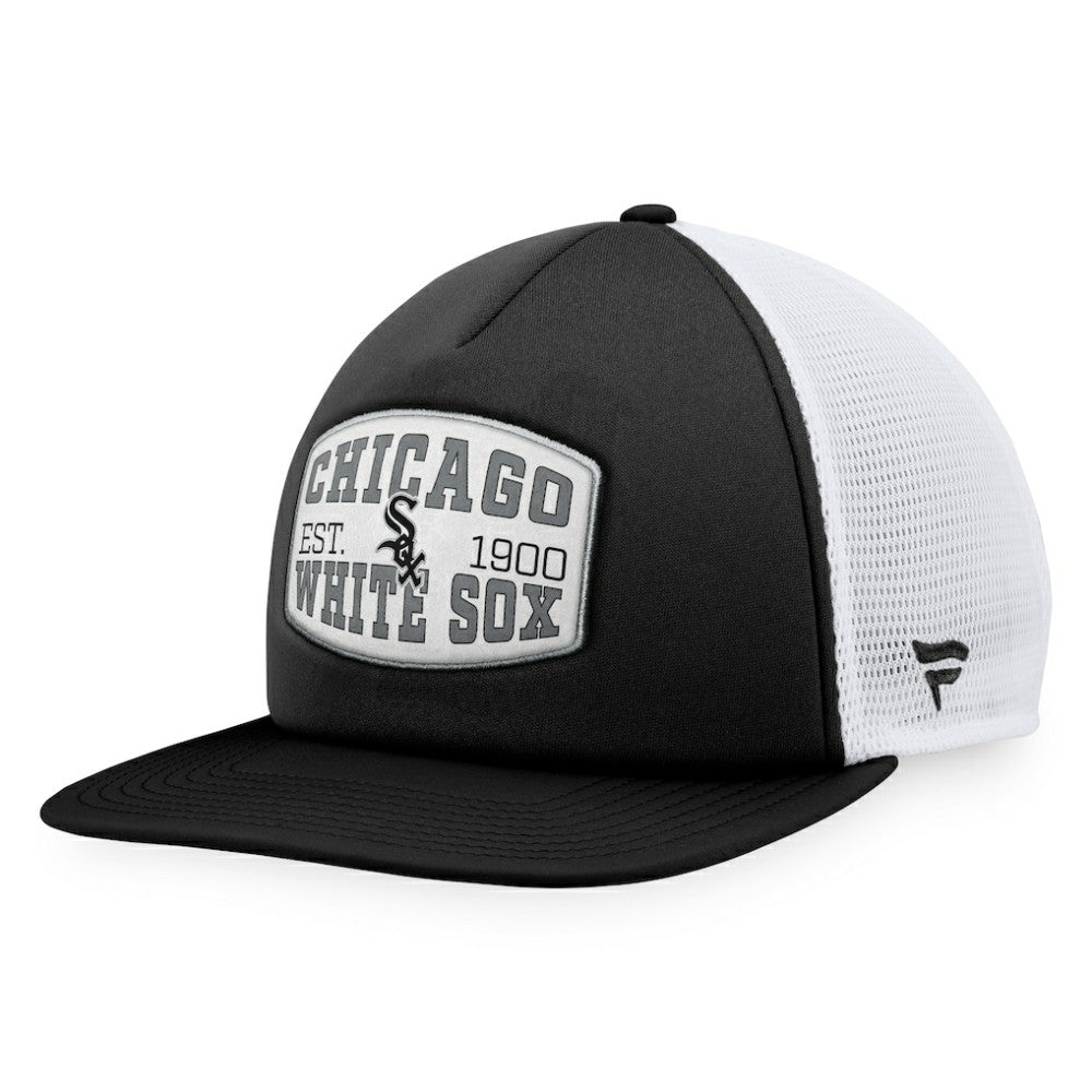 Chicago White Sox Fanatics Foam Front Patch Trucker Snapback Hat - MLB Hats