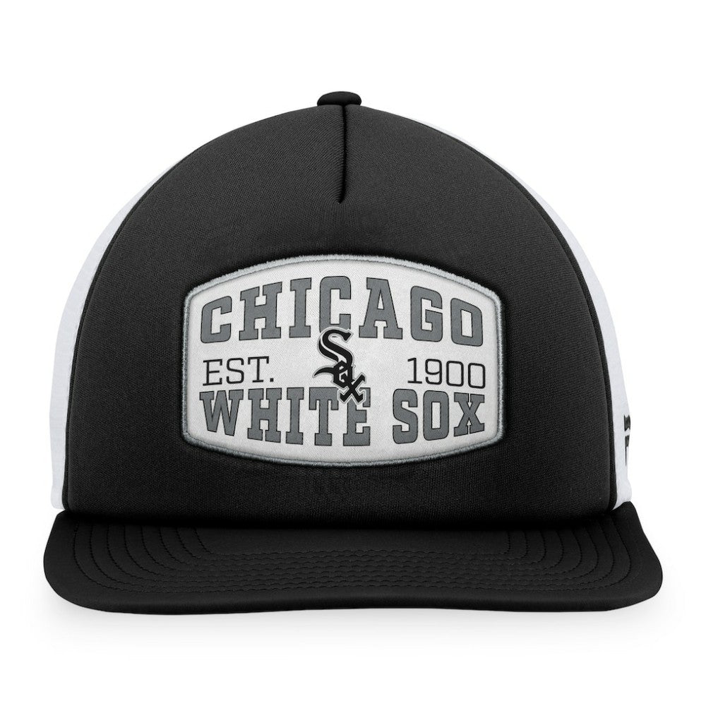 Chicago White Sox Fanatics Foam Front Patch Trucker Snapback Hat - MLB Hats