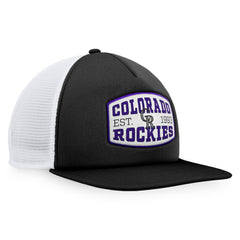Colorado Rockies Fanatics Foam Front Patch Trucker Snapback Hat - MLB Hats