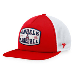 Los Angeles Angels Fanatics Foam Front Patch Trucker Snapback Hat - MLB Hats