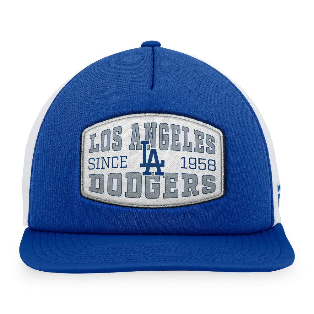 Los Angeles Dodgers Fanatics Foam Front Patch Trucker Snapback Hat - MLB Hats