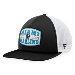 Miami Marlins Fanatics Foam Front Patch Trucker Snapback Hat - MLB Hats