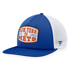 New York Mets Fanatics Foam Front Patch Trucker Snapback Hat - MLB Hats