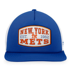 New York Mets Fanatics Foam Front Patch Trucker Snapback Hat - MLB Hats