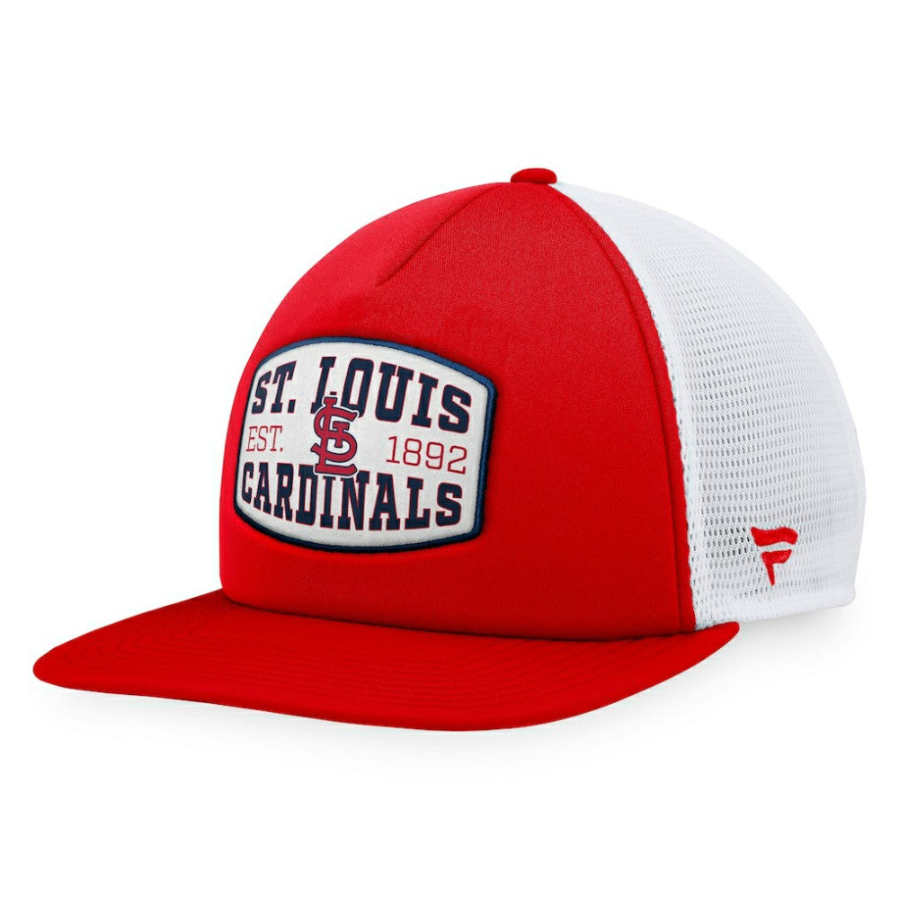 St. Louis Cardinals Fanatics Foam Front Patch Trucker Snapback Hat - MLB Hats
