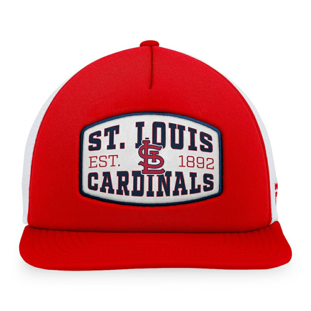 St. Louis Cardinals Fanatics Foam Front Patch Trucker Snapback Hat - MLB Hats