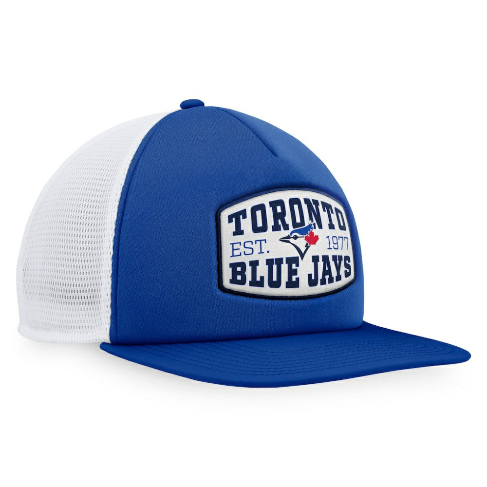 Toronto Blue Jays Fanatics Foam Front Patch Trucker Snapback Hat - MLB Hats