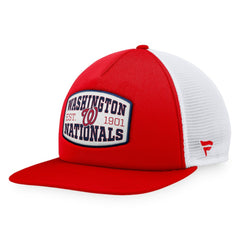 Washington Nationals Fanatics Foam Front Patch Trucker Snapback Hat - MLB Hats