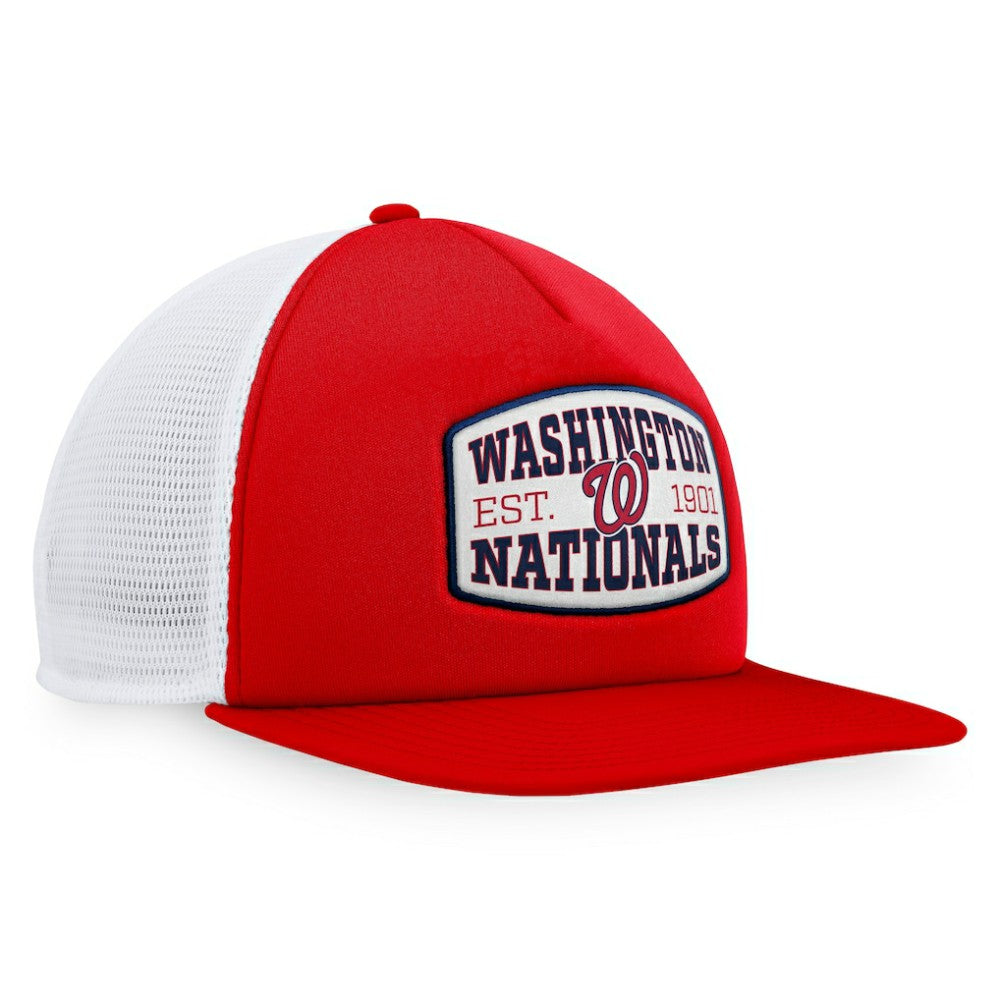 Washington Nationals Fanatics Foam Front Patch Trucker Snapback Hat - MLB Hats