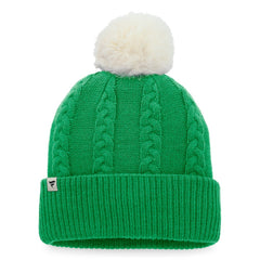 Athletics Fanatics Women's Cable Cuffed Knit Hat with Pom - MLB Hats