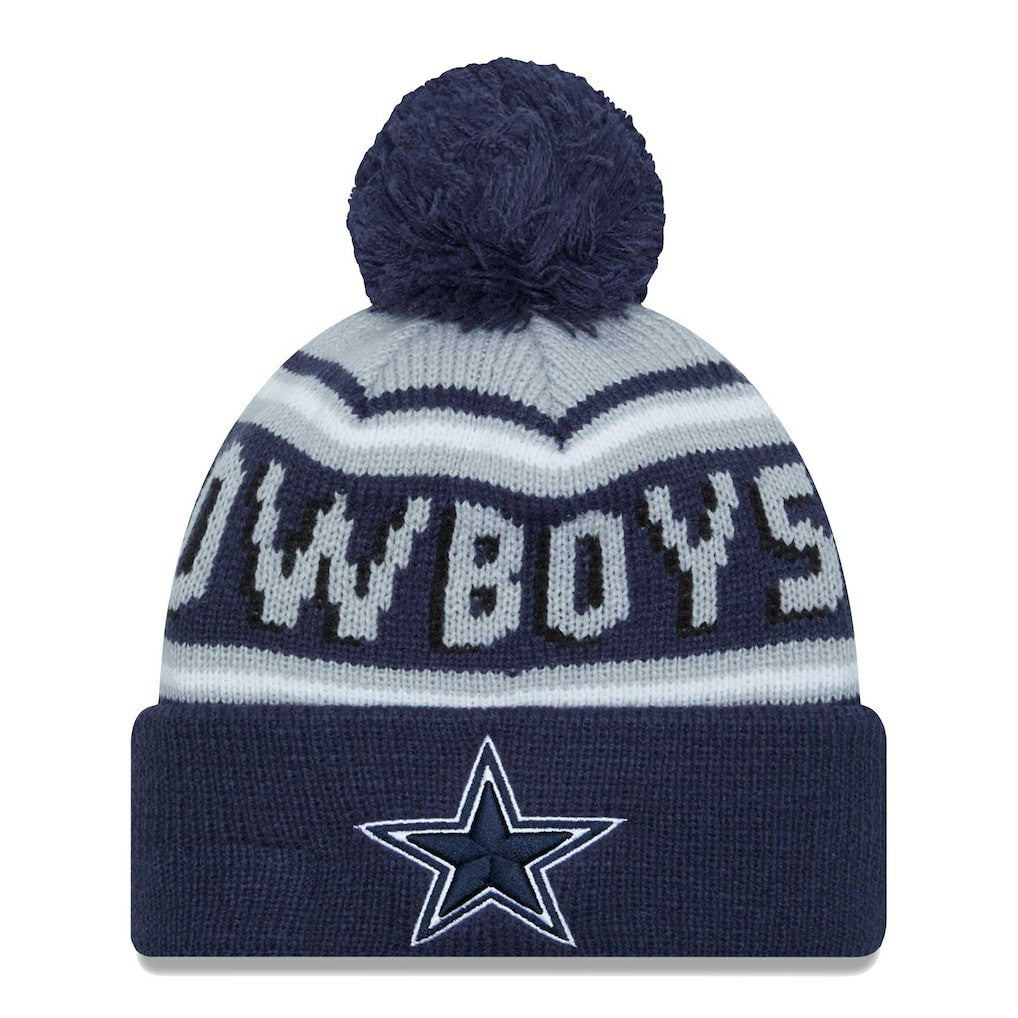 Dallas Cowboys Main Cuffed Knit Hat with Pom | NFL Sale