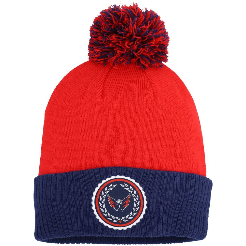 Washington Capitals adidas Women's Laurel Cuffed Knit Hat with Pom -  NHL Hats