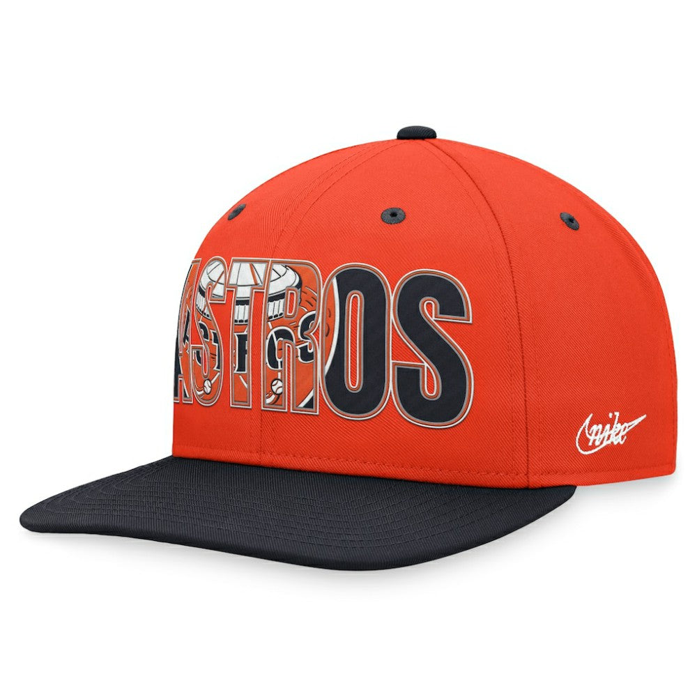 Houston Astros Nike Cooperstown Collection Pro Snapback Hat - MLB Hats
