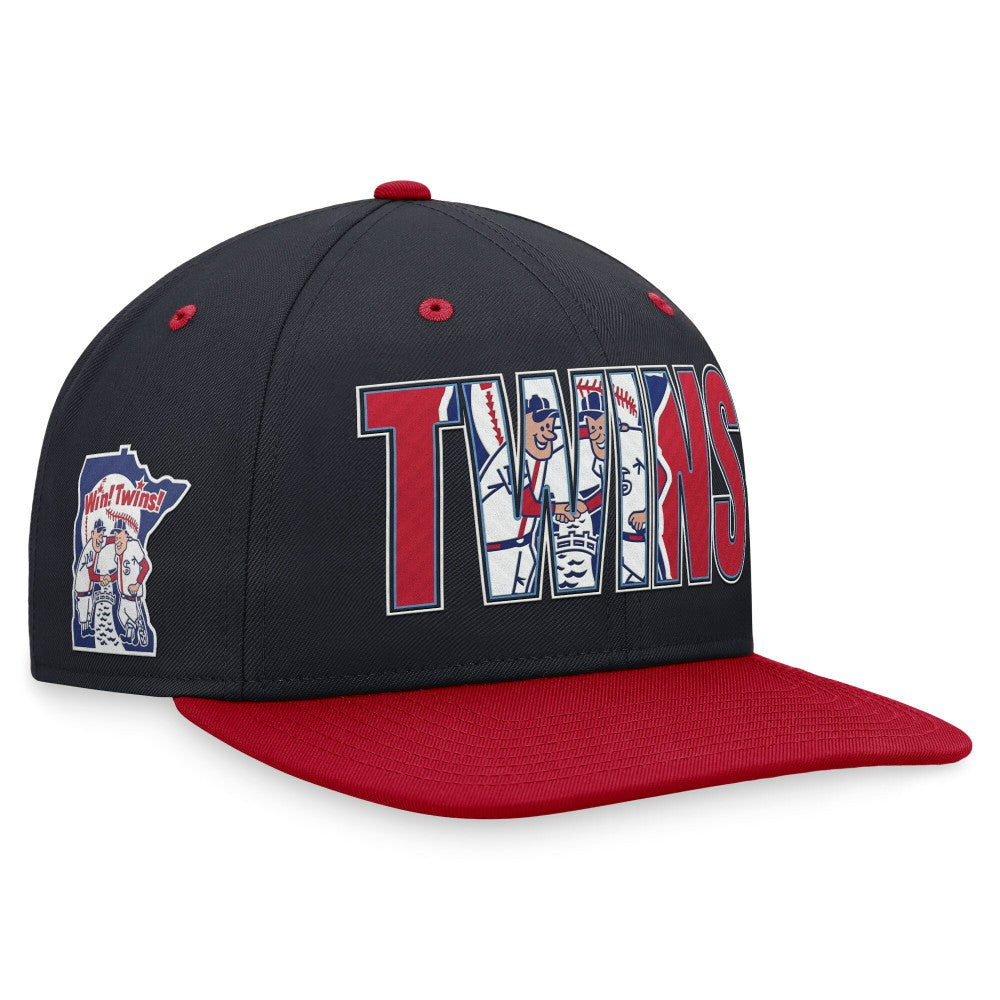 Minnesota Twins Nike Cooperstown Collection Pro Snapback Hat - MLB Hats