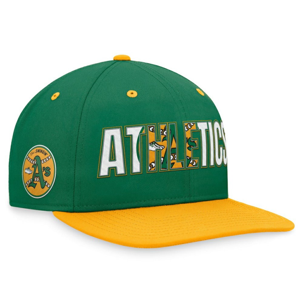 Athletics Nike Cooperstown Collection Pro Snapback Hat - MLB Hats