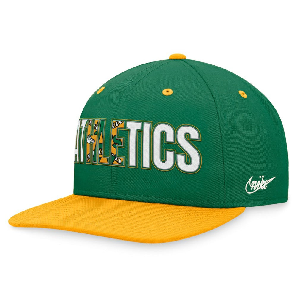 Athletics Nike Cooperstown Collection Pro Snapback Hat - MLB Hats
