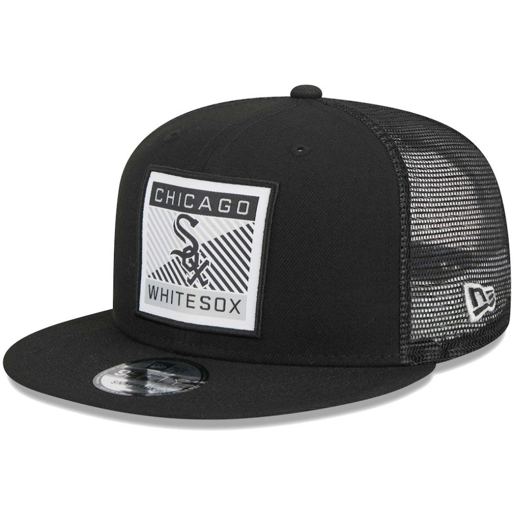 Chicago White Sox New Era Scratch Squared Trucker 9FIFTY Snapback Hat - MLB Hats