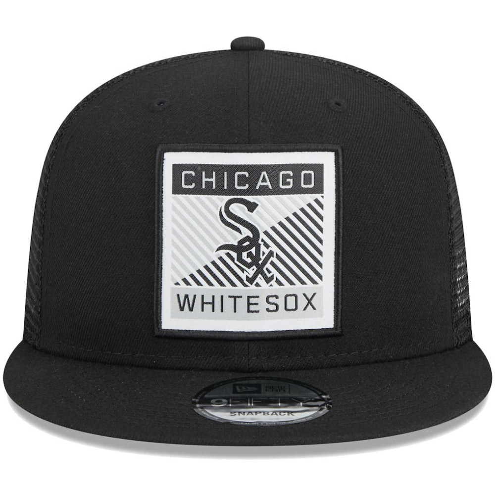 Chicago White Sox New Era Scratch Squared Trucker 9FIFTY Snapback Hat - MLB Hats