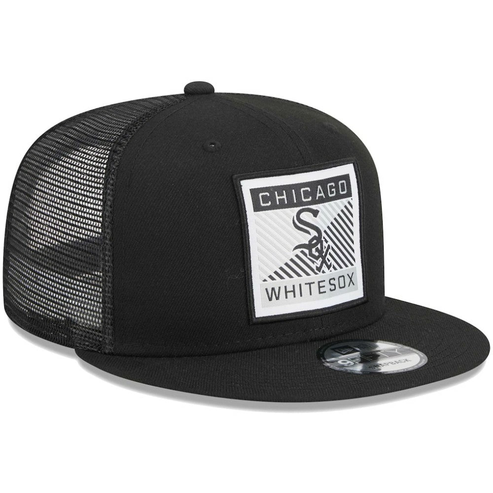 Chicago White Sox New Era Scratch Squared Trucker 9FIFTY Snapback Hat - MLB Hats