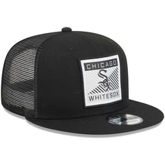 Chicago White Sox New Era Scratch Squared Trucker 9FIFTY Snapback Hat - MLB Hats