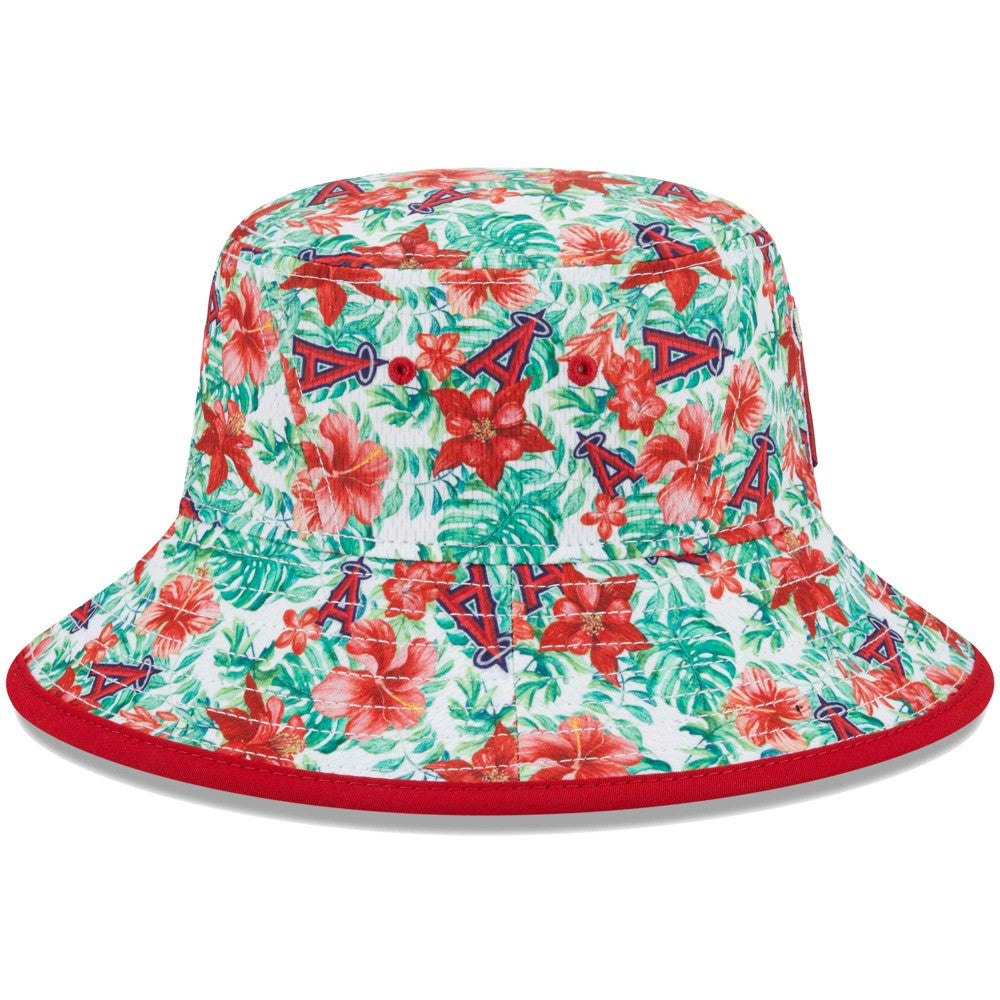 Los Angeles Angels New Era Tropic Floral Bucket Hat - MLB Hats