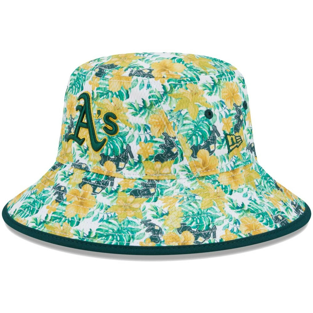 Athletics New Era Tropic Floral Bucket Hat - MLB Hats