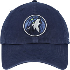 Navy Minnesota Timberwolves '47 Core Logo Clean Up Adjustable Hat | NBA