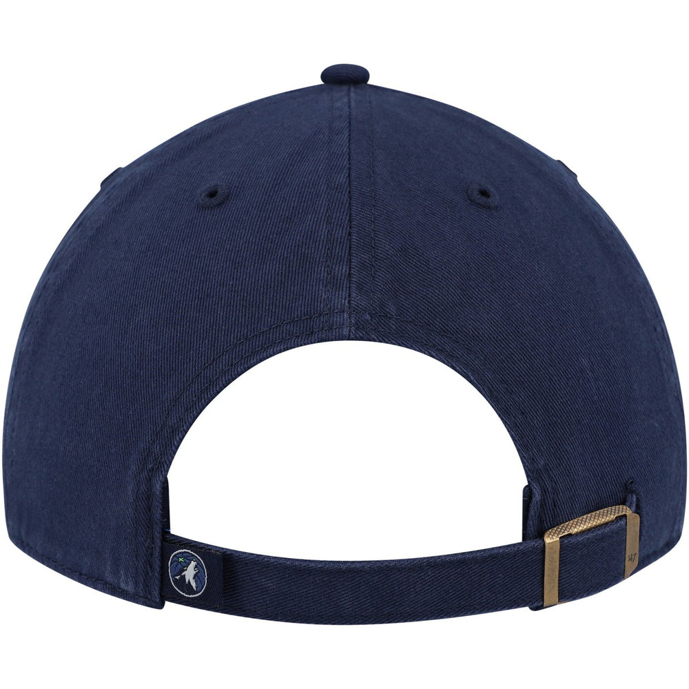 Navy Minnesota Timberwolves '47 Core Logo Clean Up Adjustable Hat | NBA