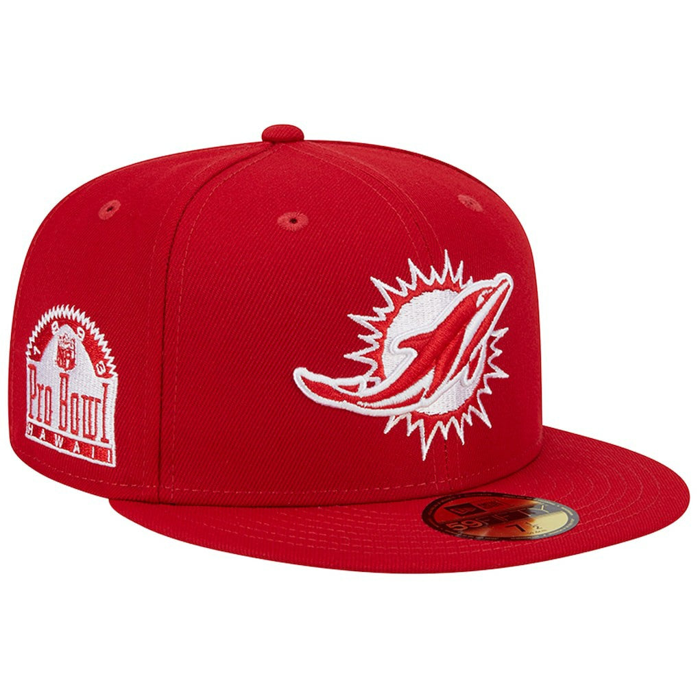 Miami Dolphins 1993 Hawaii Pro Bowl Main Patch 59FIFTY Fitted Hat | NFL US