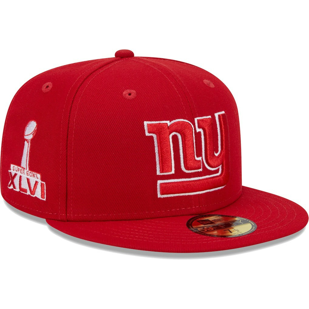New York Giants Super Bowl XLVI Main Patch 59FIFTY Fitted Hat | NFL US