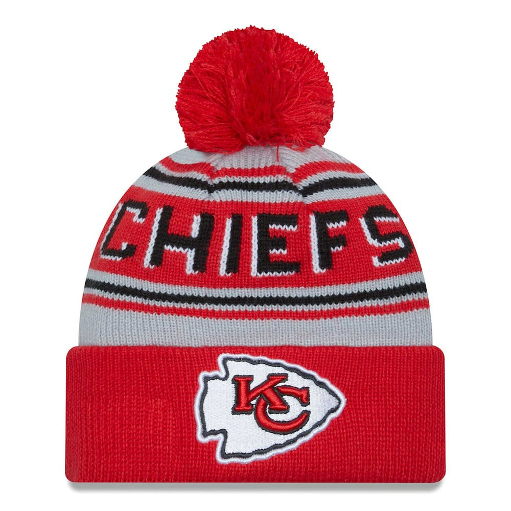 Kansas City Chiefs Main Cuffed Knit Hat with Pom | NFL On sale