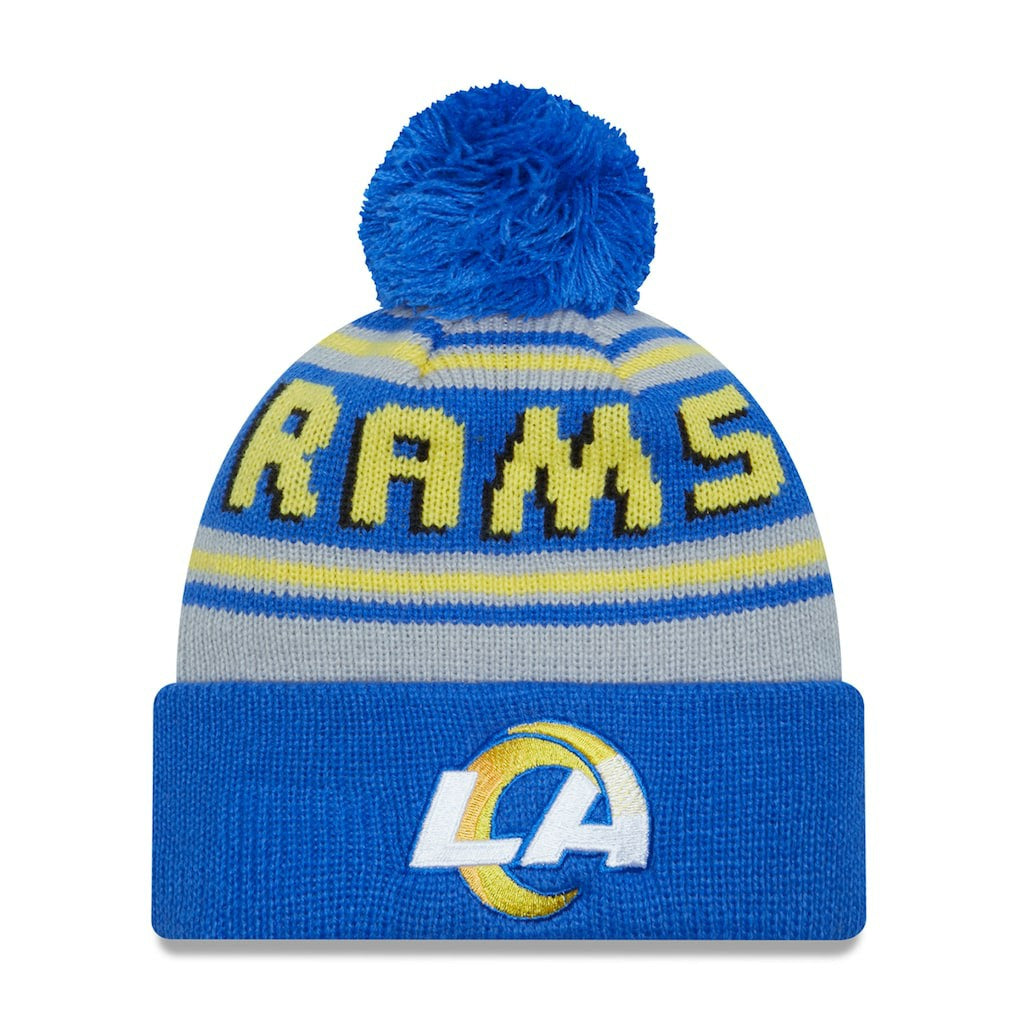 Los Angeles Rams Main Cuffed Knit Hat with Pom | NFL US