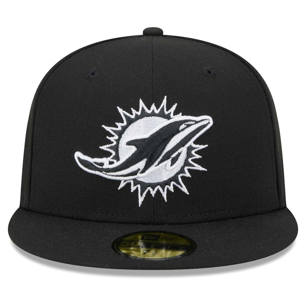 Miami Dolphins Main Patch 59FIFTY Fitted Hat | NFL Discount