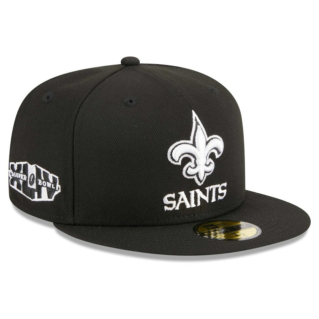 New Orleans Saints Main Patch 59FIFTY Fitted Hat | NFL On sale
